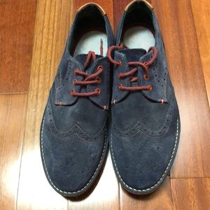 Ted Baker blue suede shoes size 9.5
